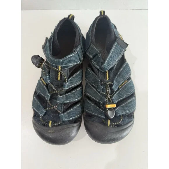 Keen Navy Blue Sandals Sport Hiking Waterproof Shoes Youth Size 4 - Picture 1 of 13
